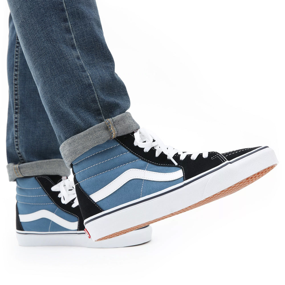 High top vans with jeans best sale