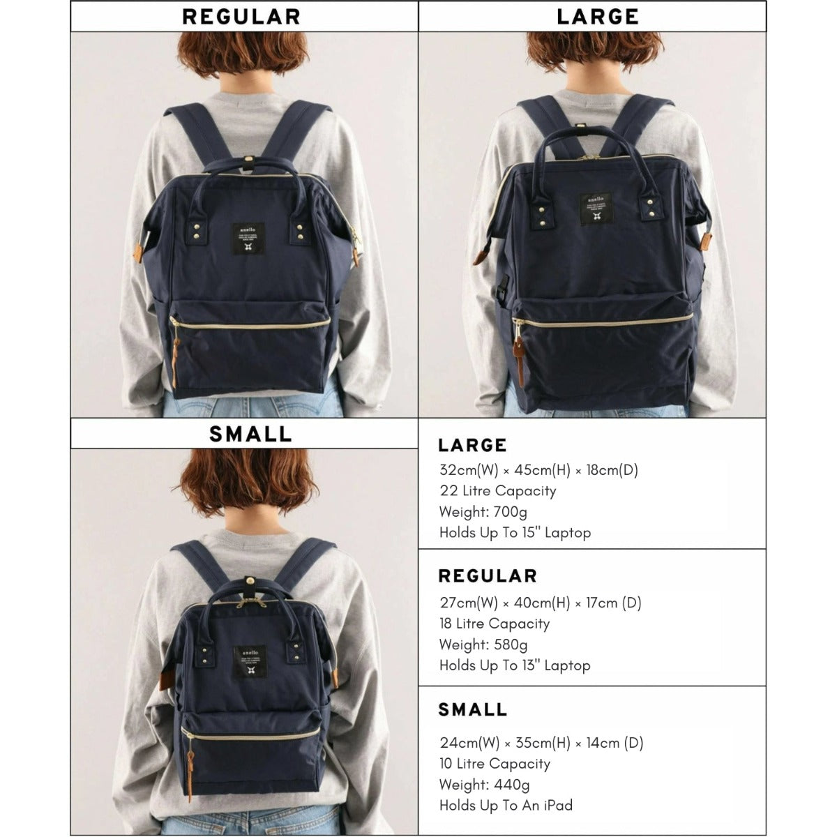 Anello large backpack online