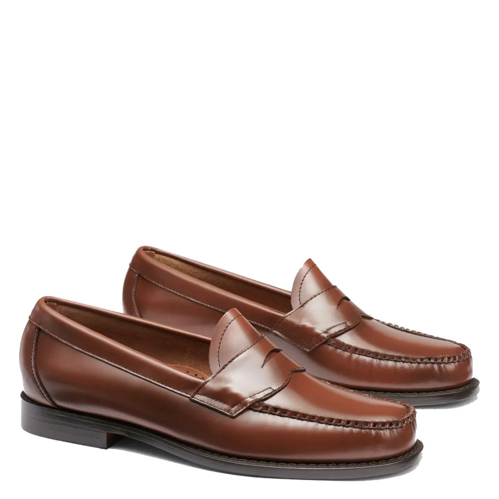 G.H Bass Men s 1936 Logan Flat Strap Weejuns Loafer in Congac