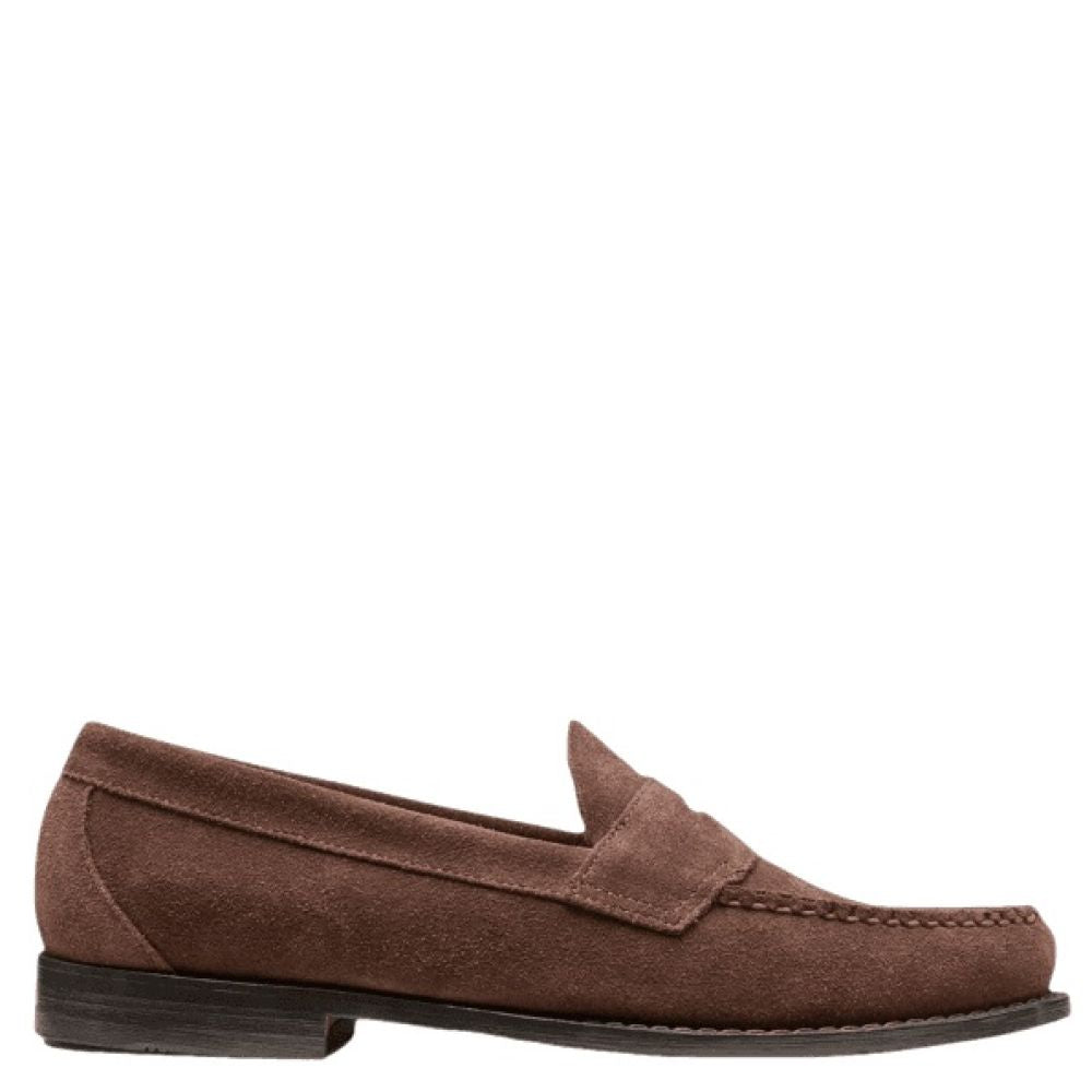 G.H. Bass Men s Logan Suede Weejuns Loafer in Brown