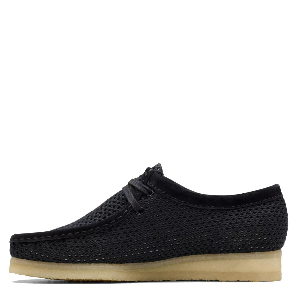 Black wallabee shoes best sale