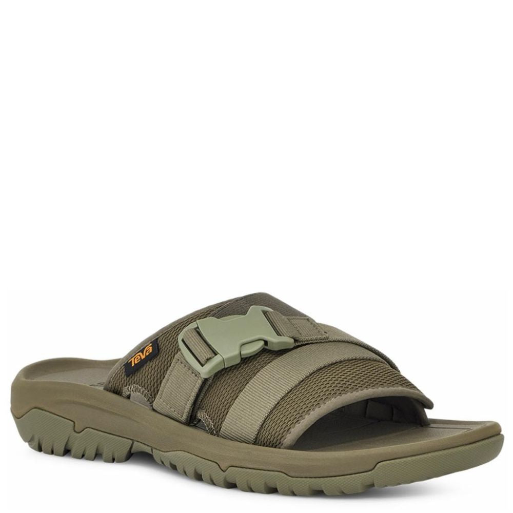 Teva Men s Hurricane Verge Slide in Olive Getoutsideshoes