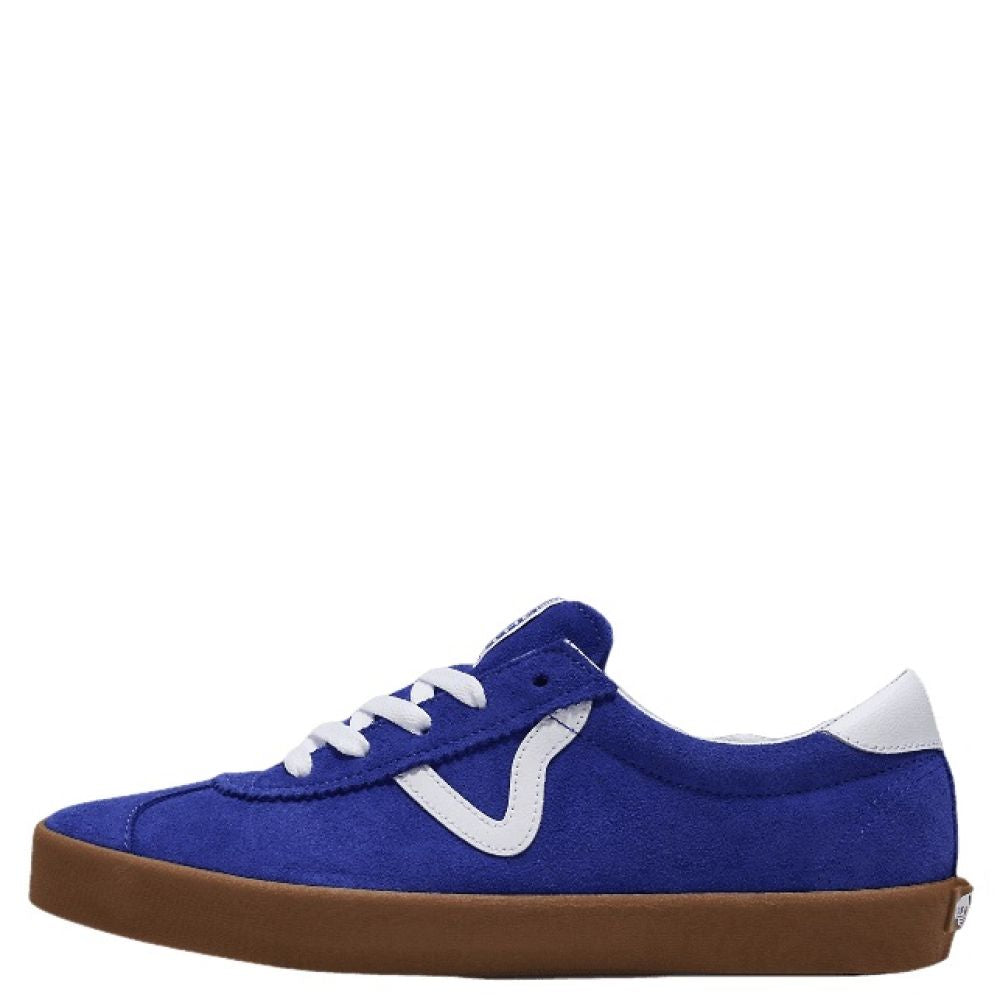 Blue low cut vans best sale