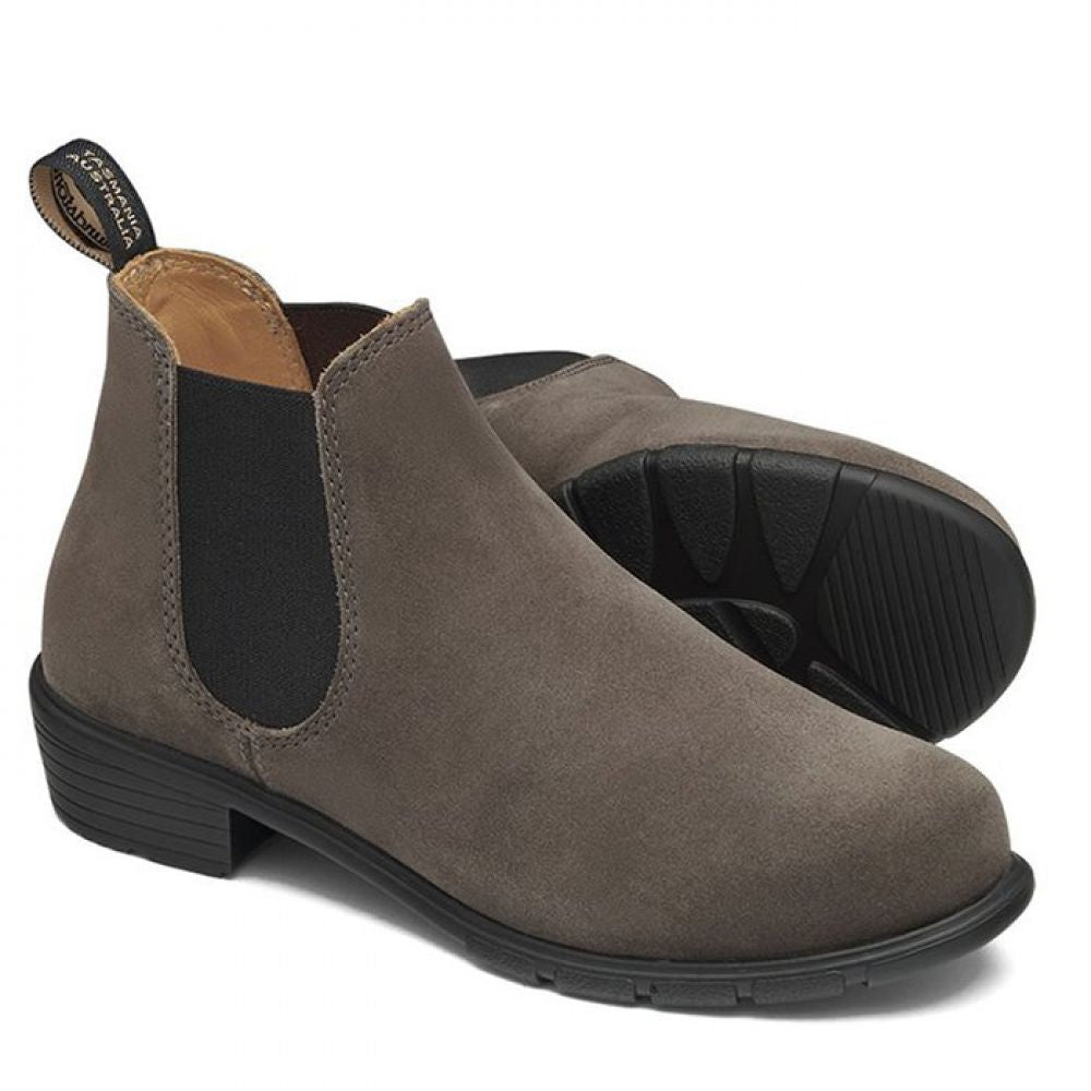 Blundstone 2173 Women s Series Low Heel in Dark Grey Suede