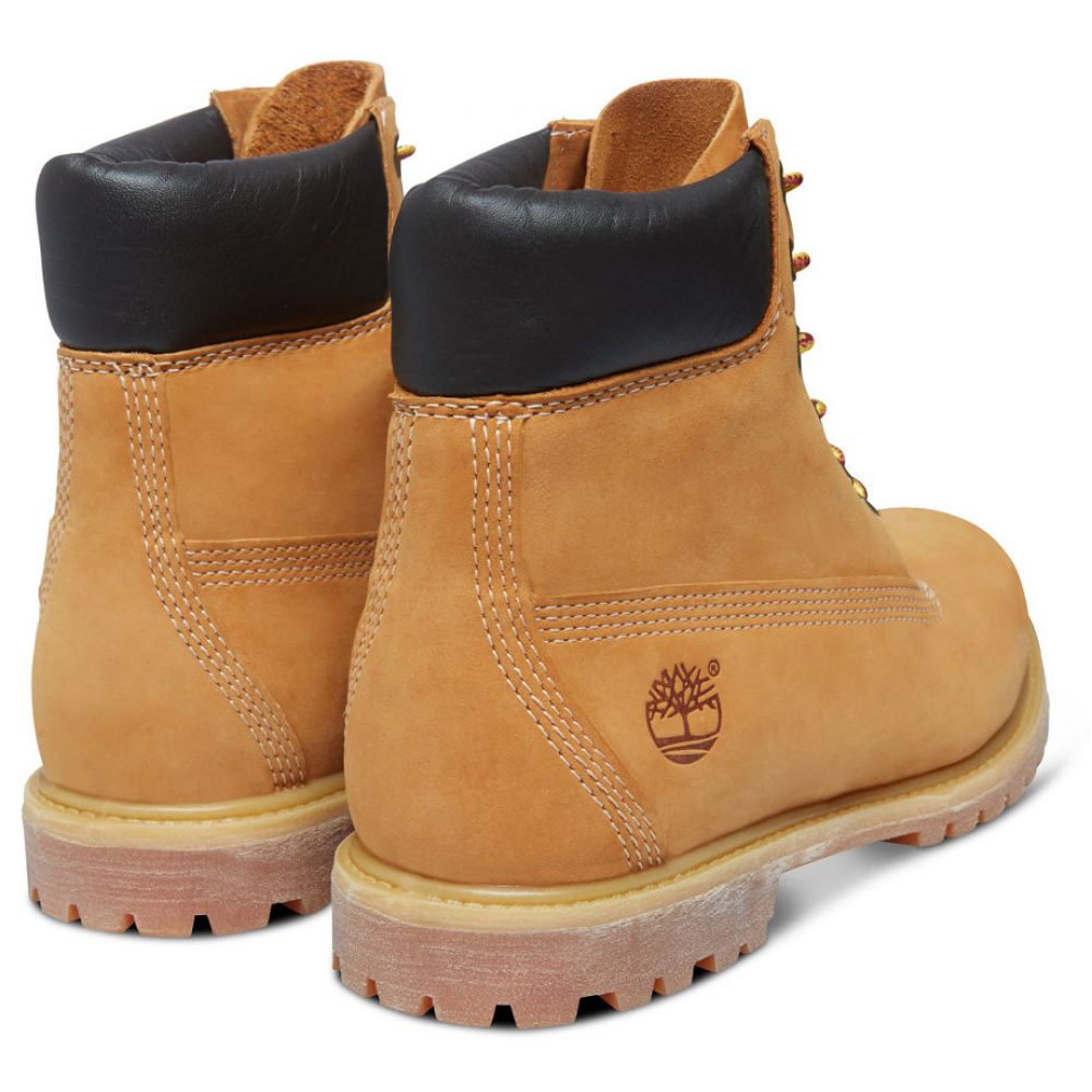 Timberland Women's Icon 6 Inch Premium Waterproof Boot in Wheat Nubuck