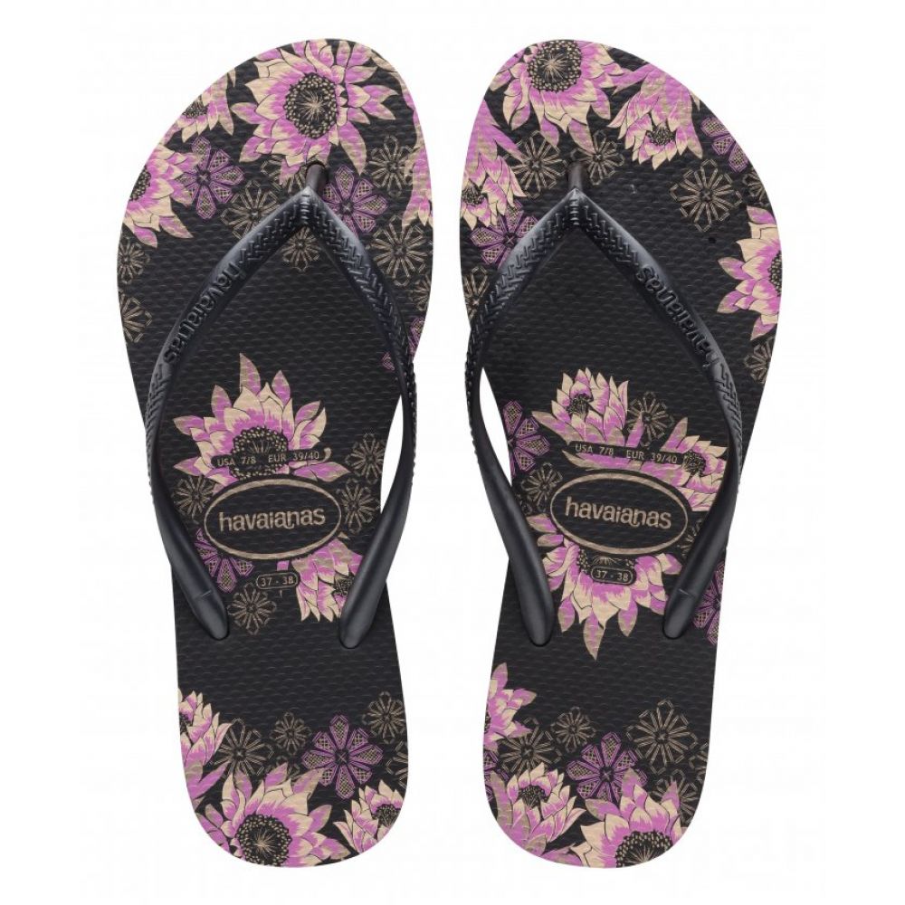 Havaianas slim brazil flip flops in rose