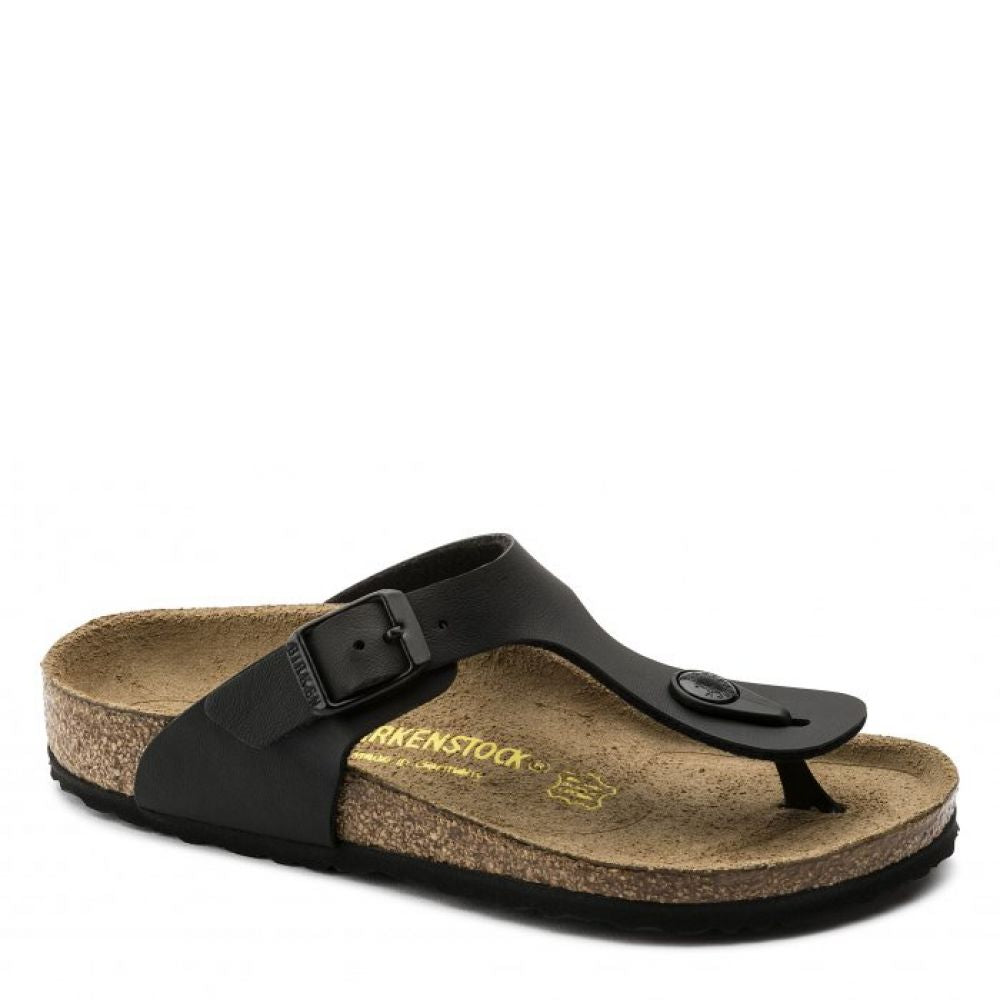 NEW Birkenstock Unisex Gizeh BS hot Birko-Flor Black Sandals Kids/Womens 4-4.5