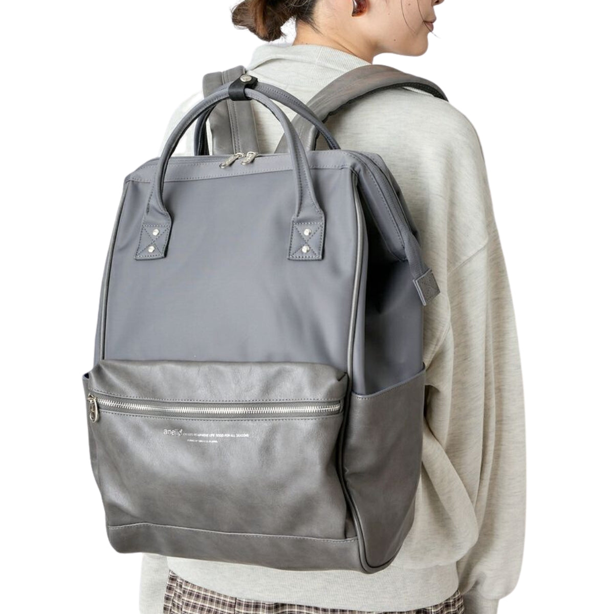 Anello leather backpack size online