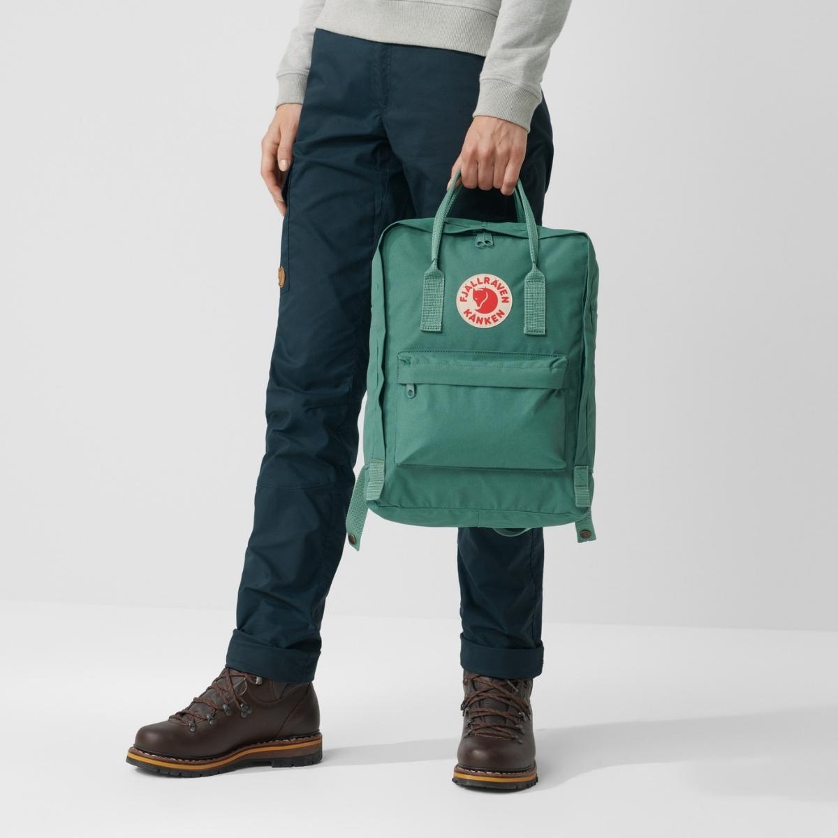 Fjallraven kanken classic backpack cheap frost green