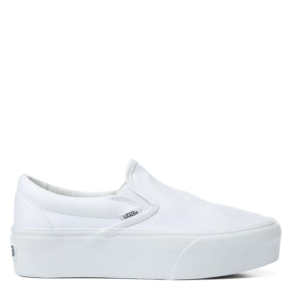 VANS Classic Slip-On Stackform Womens Shoes - WHITE