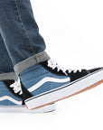 Vans SK8-Hi in Navy/White