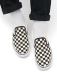 Vans Checkerboard Slip-On in Black/Off White