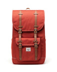 Herschel Little America Backpack in Red Ochre/White Stitch