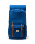 Herschel Little America Backpack in True Blue/White Stitch