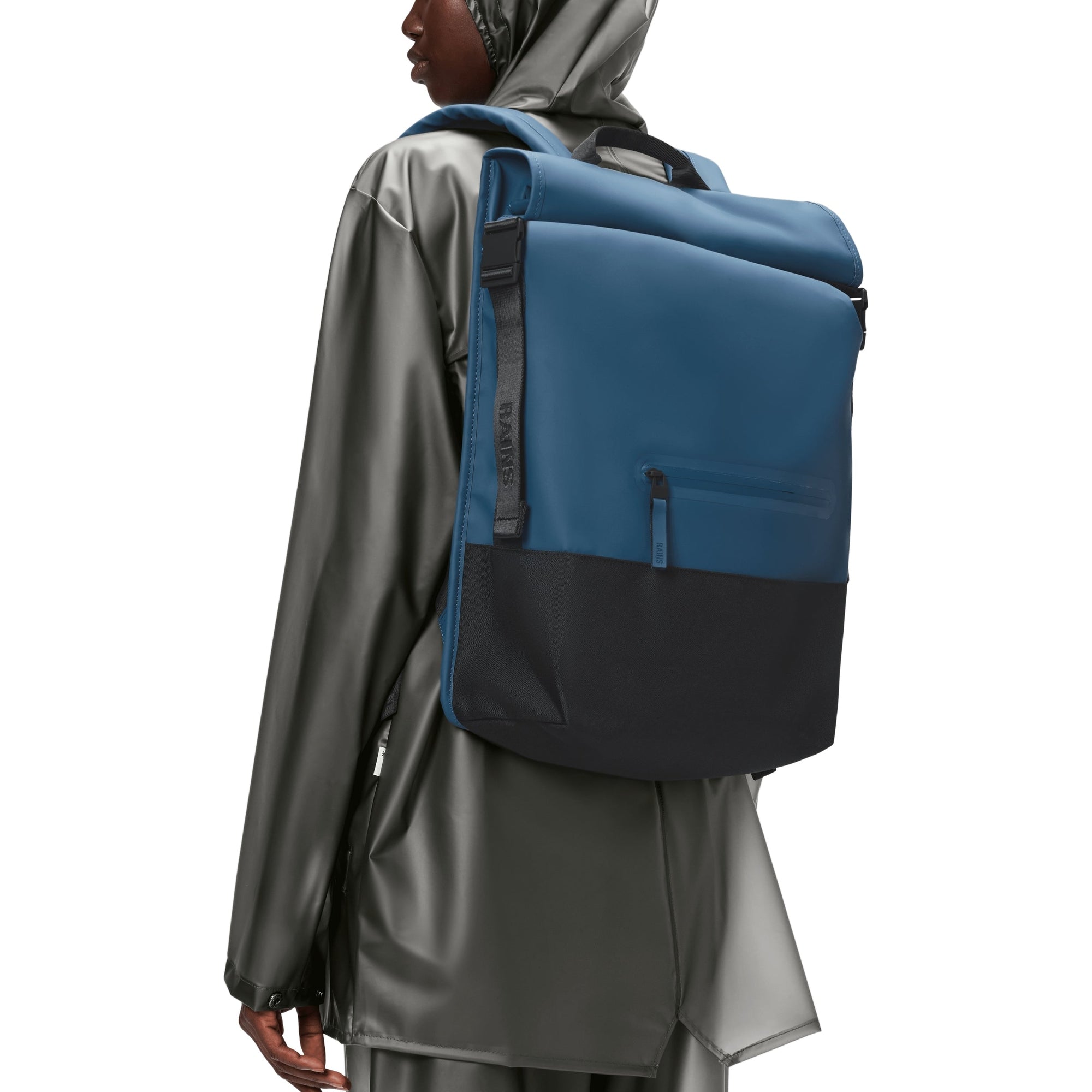 Rains Trail Rolltop Backpack in Pulse