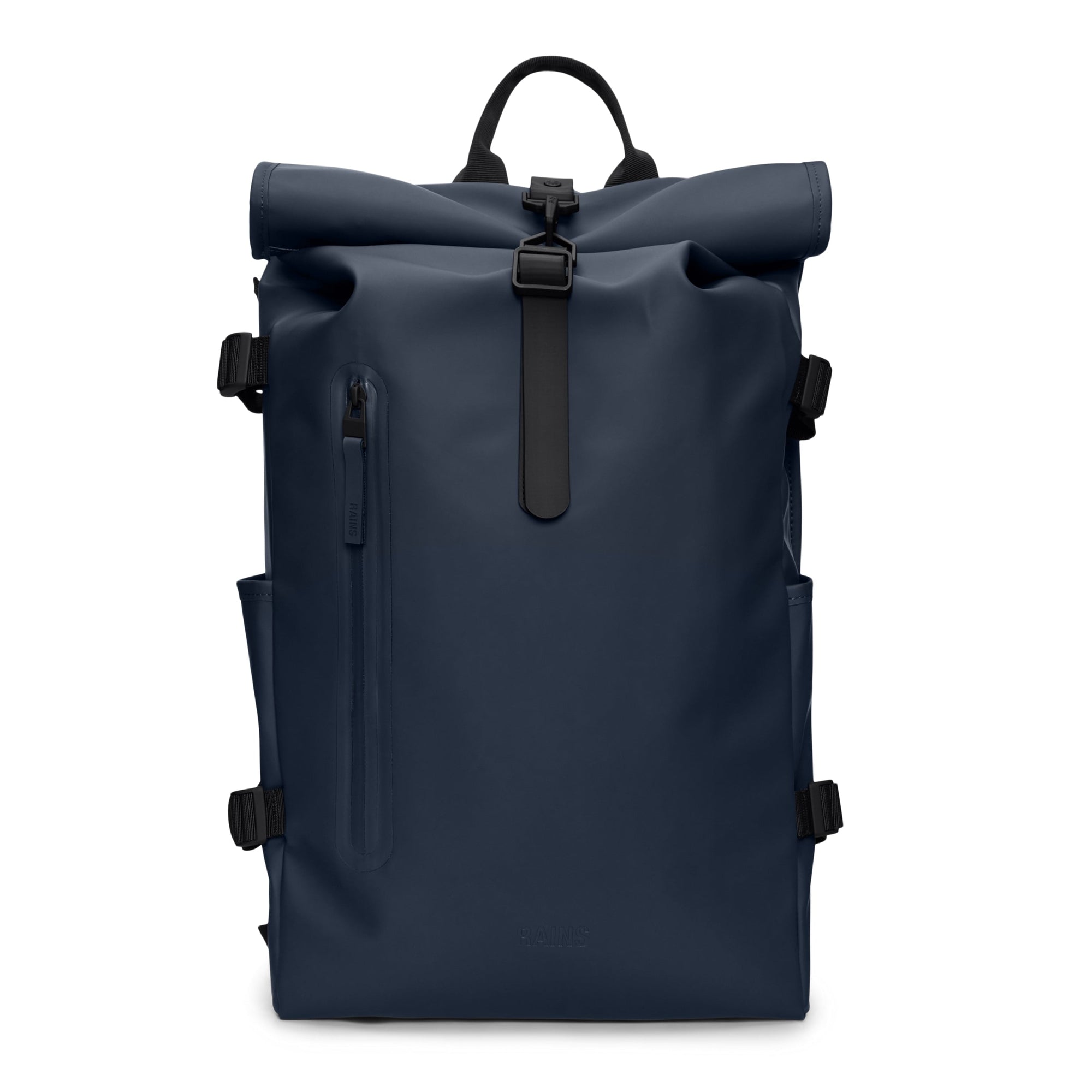 Rains Rolltop Rucksack Large in Navy