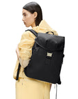 Rains Valera Bucket Backpack in Black