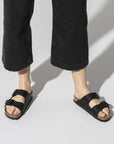 Birkenstock Arizona Softbed Birko-Flor in Black