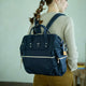 Anello Cross Bottle 3 Way Backpack in Navy