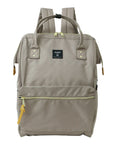 Anello Cross Bottle Backpack Large in Grey Beige