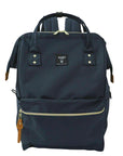 Anello Cross Bottle Backpack Large in Navy