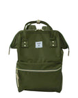 Anello Cross Bottle Backpack Regular in Olive