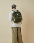 Anello Cross Bottle Backpack Regular in Olive