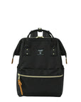 Anello Cross Bottle Backpack Small in Black