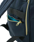 Anello Cross Bottle Backpack Small in Navy