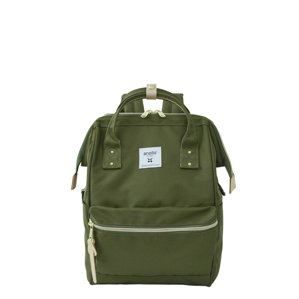 Anello Cross Bottle Backpack Small in Olive