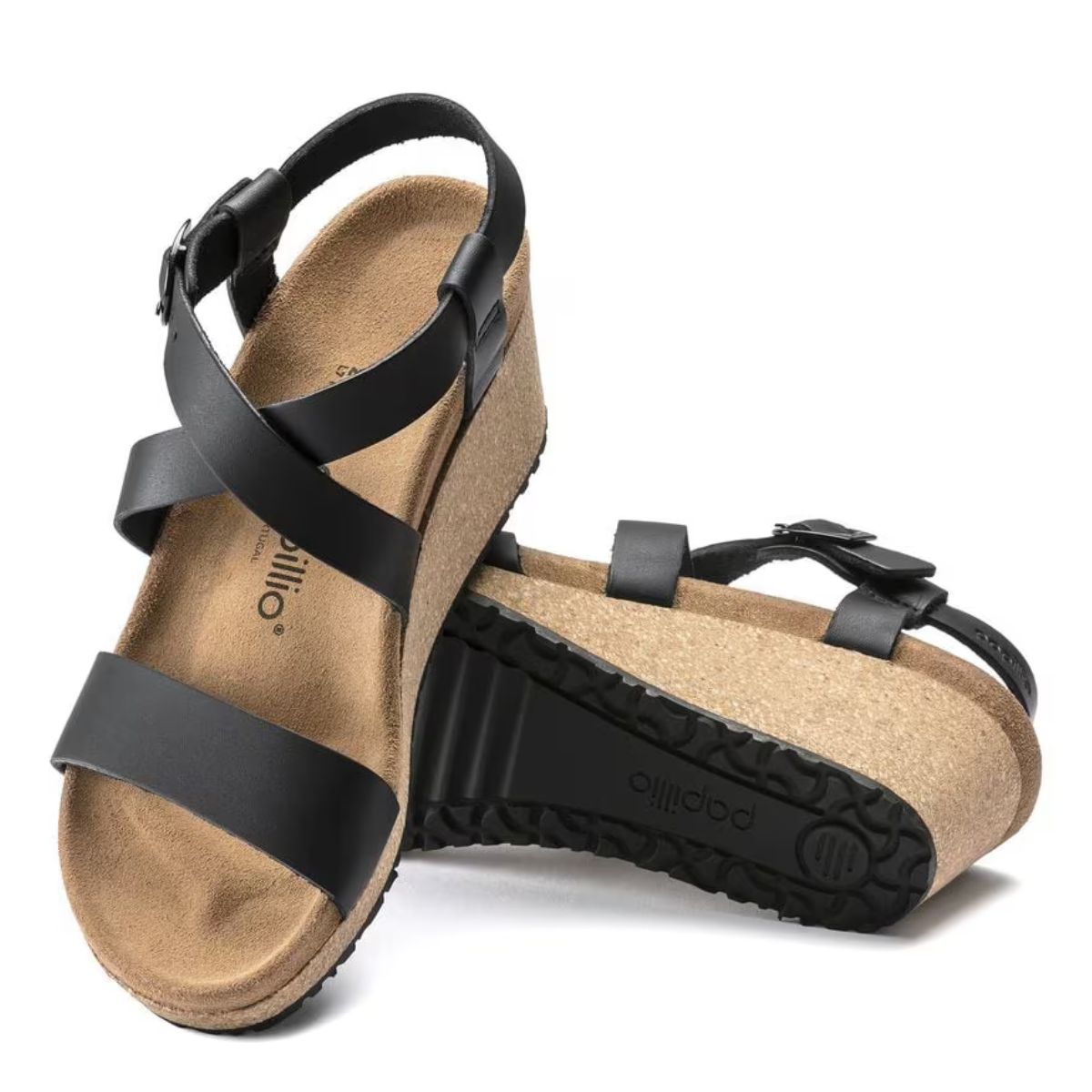 Birkenstock Women&#39;s Sibyl Leather in Black (Narrow Width)