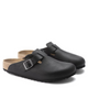 Birkenstock Men&#39;s Boston Grip Leather in Vintage Wood Black