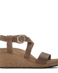 Birkenstock Women's Sibyl Ring-Buckle Oiled Leather in Cognac (Narrow Width)