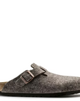 Birkenstock Men’s Boston Wool Felt in Cacao