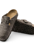 Birkenstock Men’s Boston Wool Felt in Cacao