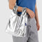 Baggu Baby Baggu in Metallic Silver