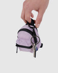 Baggu Backpack Charm in Dusty Pink