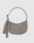 Baggu Small Nylon Crescent Bag in Dove