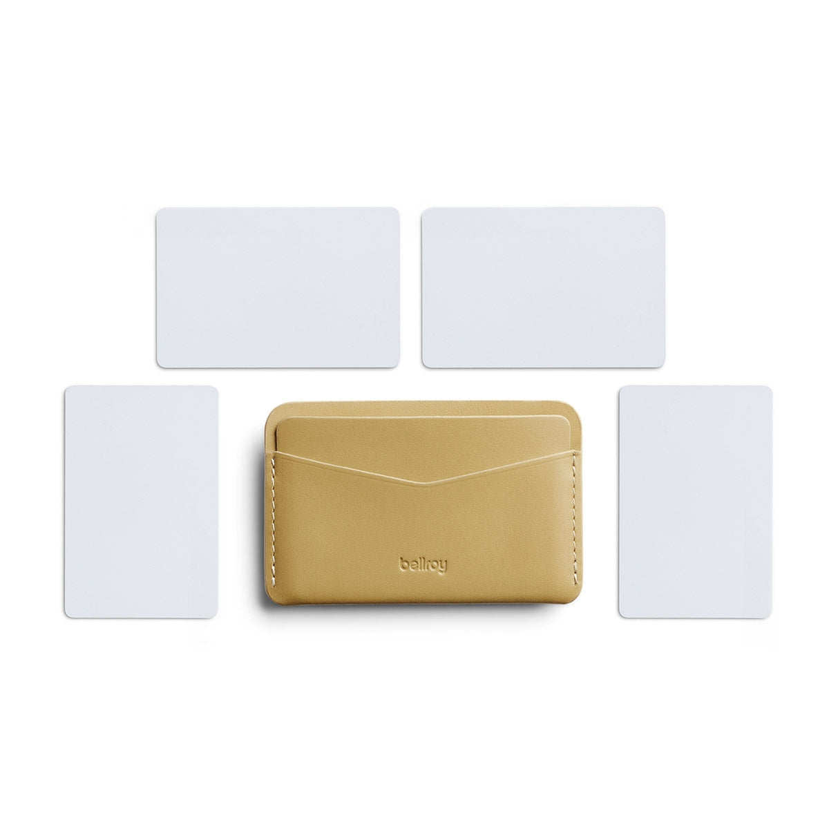 Bellroy Card Slip in Mustard