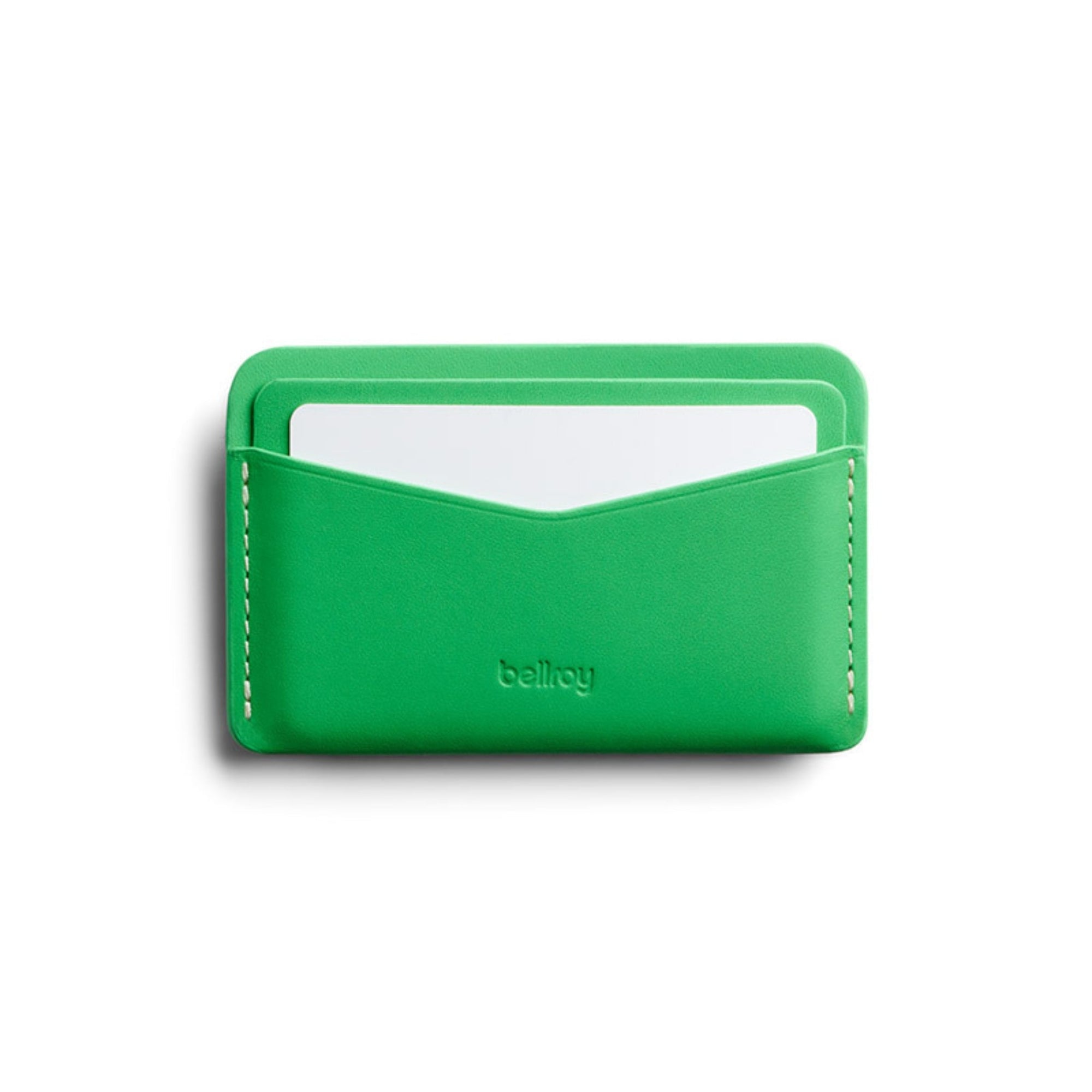 Bellroy Card Slip in Neon Green