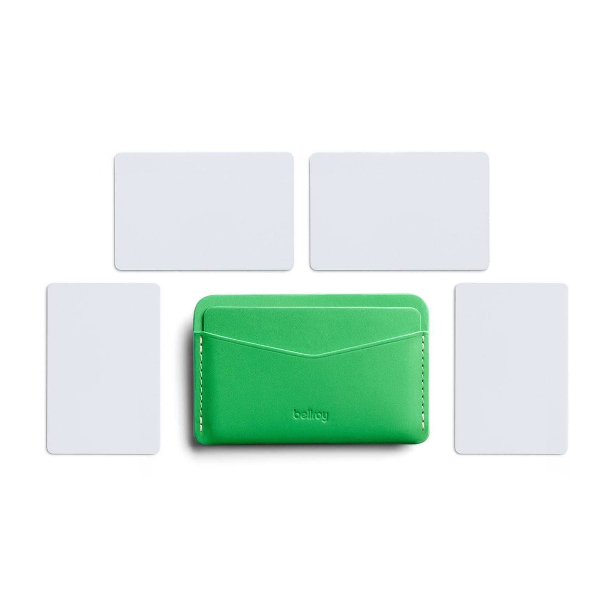 Bellroy Card Slip in Neon Green