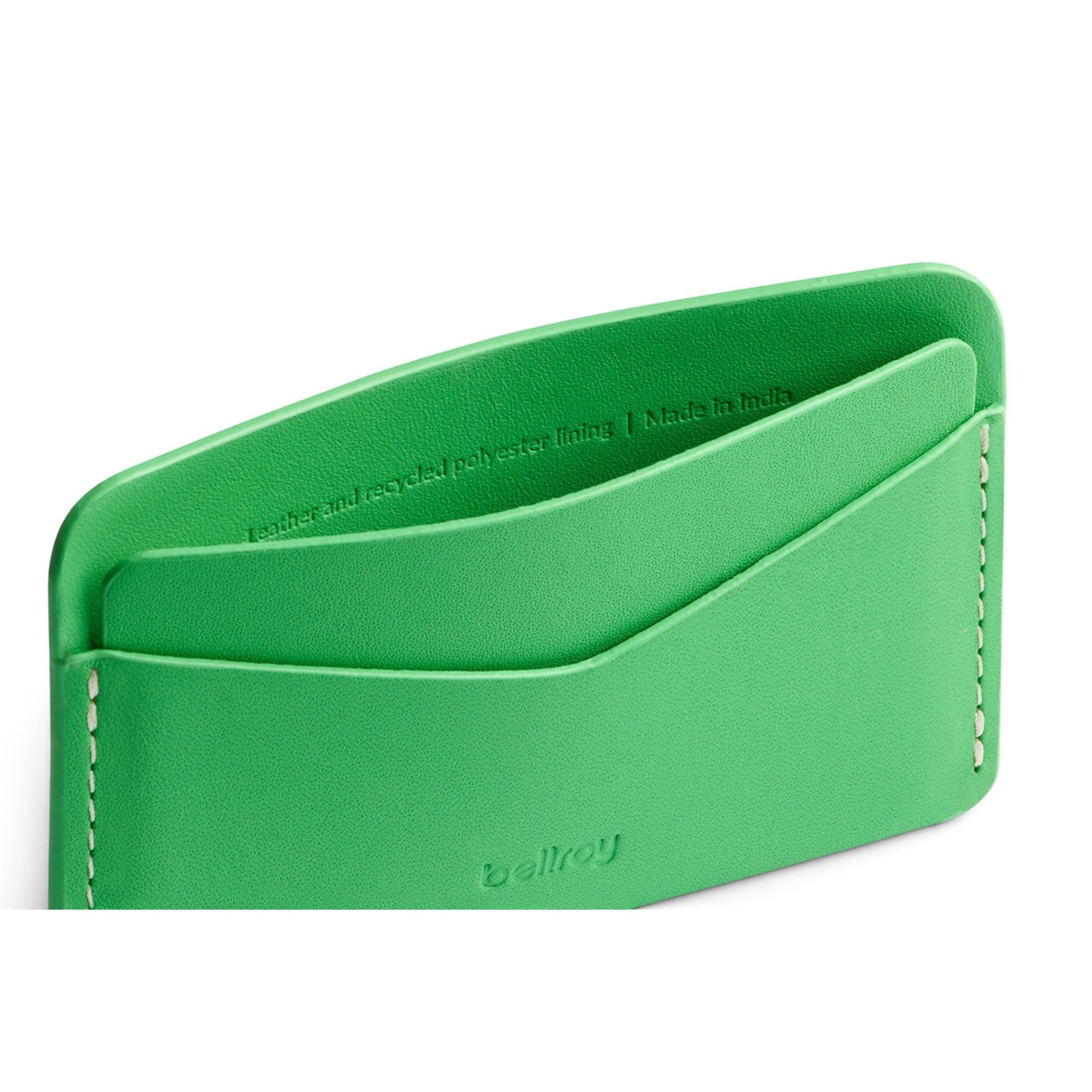 Bellroy Card Slip in Neon Green