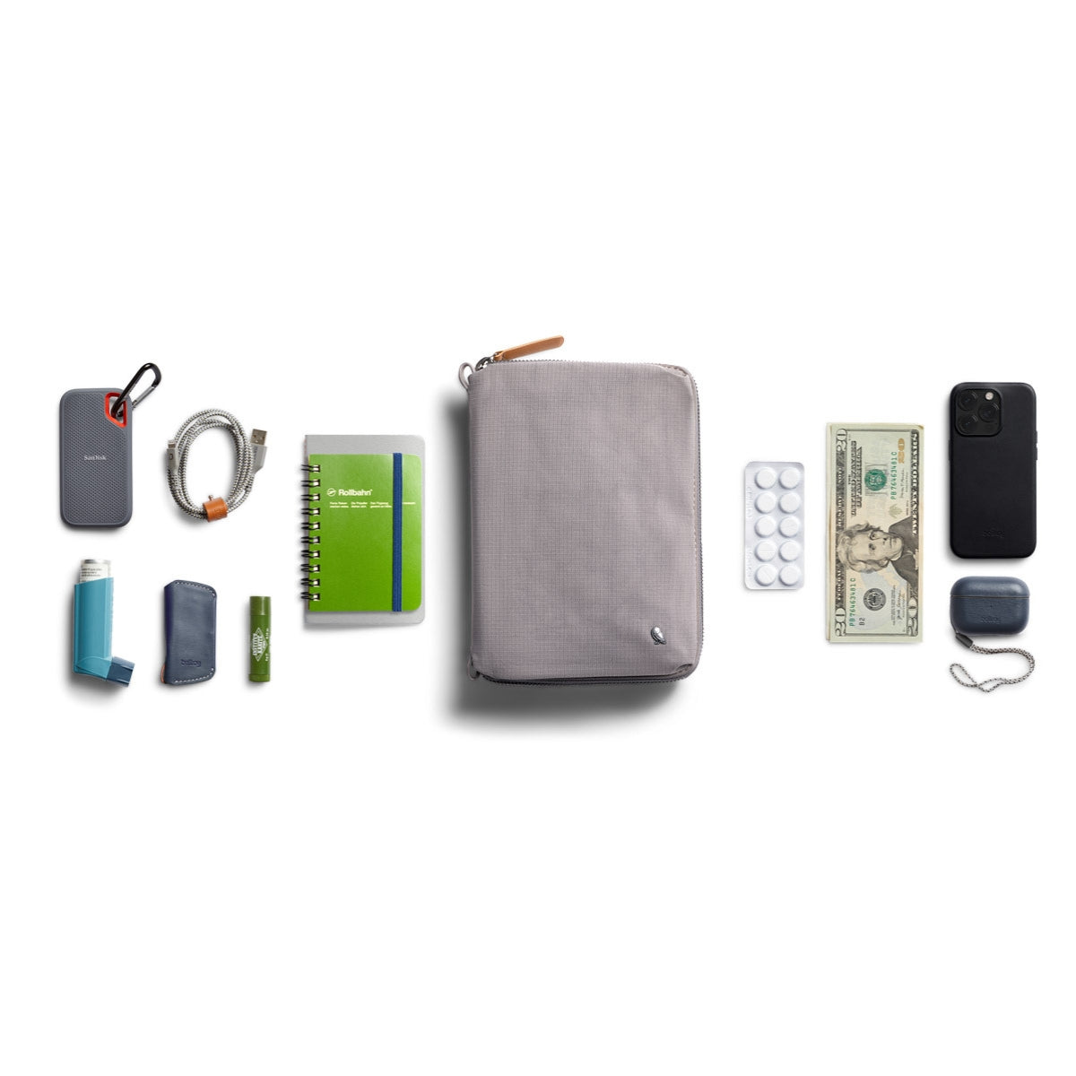 Bellroy Wonder Kit in Storm Gray