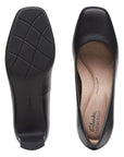 Clarks Women's Kyndall Iris in Black Leather