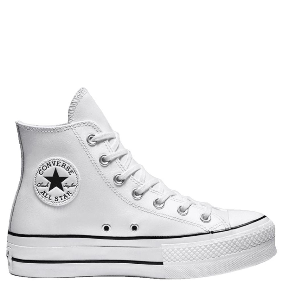 White leather converse sales womens size 6