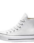 Converse Women's Chuck Taylor All Star Lift Leather High in White/Black/White