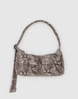 Baggu Cargo Shoulder Bag in Snakeskin