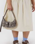 Baggu Cargo Shoulder Bag in Snakeskin