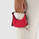 Baggu Crescent Bag Charm in Candy Apple