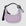 Baggu Crescent Bag Charm in Dusty Pink